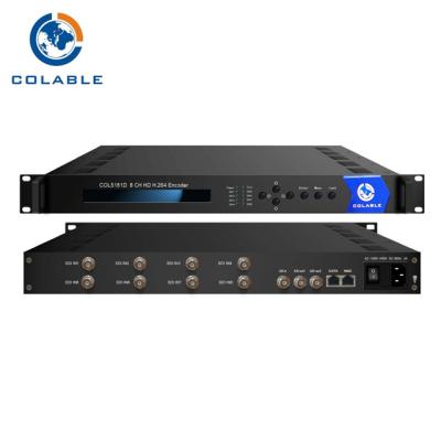 China 8 in 1 Videokodierer Hdmi Mpeg4, Videokodierer H 264 SDI für Fernsehsendungs-Kopfende-Ausrüstung COL5181D Digital zu verkaufen