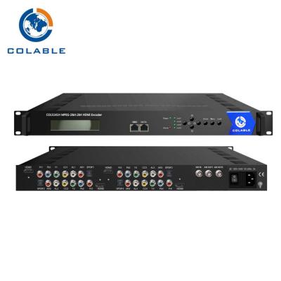 China 4 Videokodierer CH DVB Mpeg2, Audio u. Kodierer COL5141H Vdieo H 264 HDMI AC3 zu verkaufen