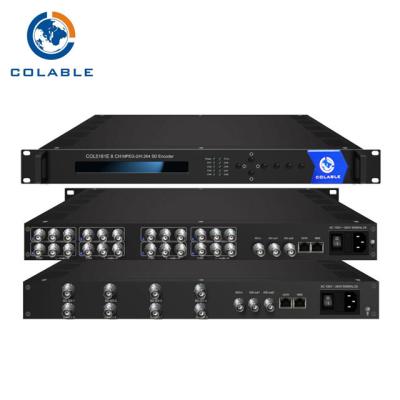 China MPEG 2 H 264 AV To IP Encoder , 8 In 1 Digital Analog Video Encoder COL5181E for sale