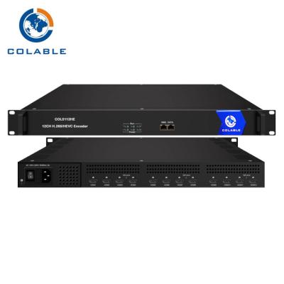 China Videokodierer H 265 HEVC, 4 Kodierer COL5112HE CH 8 CH 12 CH HDMI 4k Hevc zu verkaufen