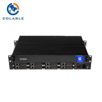 China 1U Chassis 4 Channel HDMI Encoder , RTSP HTTP RTMP H264 Hardware Encoder COL8104H for sale