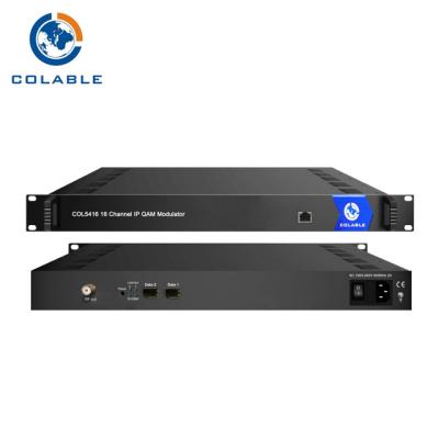 China Kanäle Qam Hd Fernsehkopfende-16 Modulator, Digital CATV Rf-Modulator IP-QAM zu verkaufen