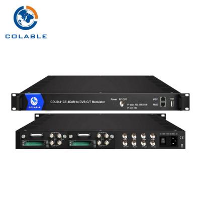 China DVB S2 To QAM Tuner To RF Transmodulator DVB C RF Modulator Digital Headend Device for sale