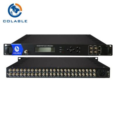 China Free Satellite Signal DVB-S to DVB-T Converter for Digital Terrestrial Cable TV System COL5011M for sale