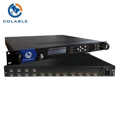 China 12 Channel HD Video Modulator HDMI To ISDB - T Encoder Modulator COL5011H for sale