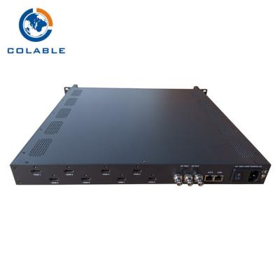 China Kodierer Digital CATV IPTV COL5181D des Fujitsu-Chip-Digital-Satellitenfernsehen-8 Kanal-HDMI H.264 zu verkaufen