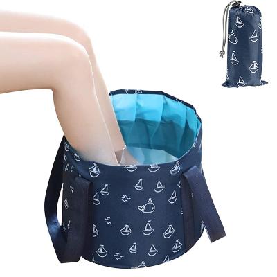 China Durable Folding Portable Travel Bucket Lavatory Outdoor Folding Foot Soak Bucket for sale