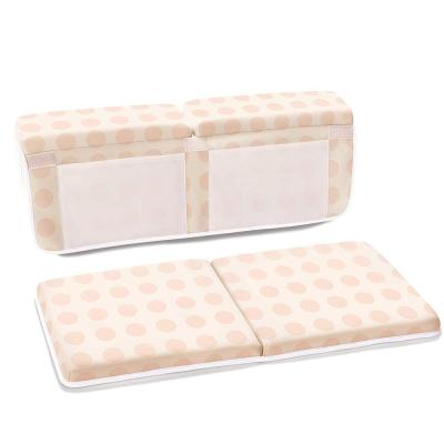 China Custom Wholesale High Quality Durable Memory Foam Bath Kneeler and Elbow Rest Set with Mesh Organizer Pocket for sale