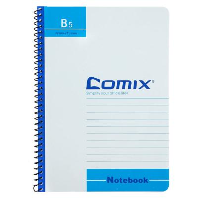 China Handmade B5  single plastic Spiral notebook SN-001 for sale