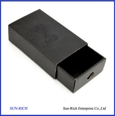 China Cheap high quality corrugated paper box in black color CBX-004 for sale