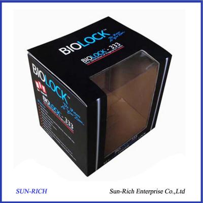 China Colorful corrugated paper box with window CBX-006 for sale