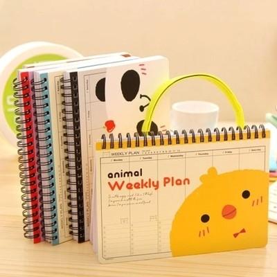 China Animal weekly plan diary for sale