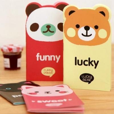 China Cute cartoon Mini staple binding notebook for sale