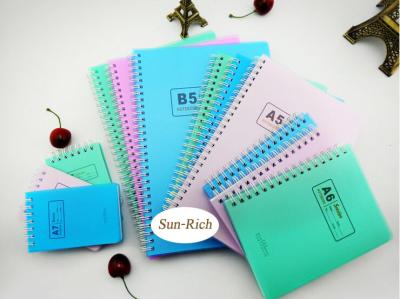 China Color PP Spiral notebook for sale