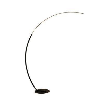 China 2021Amazon Salls Warm Nordic RGB Floor Lamp Led Simple Modern Living Room Led Fishing Rod Arc Floor Light for sale