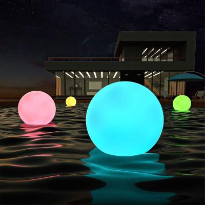 China Amazon LED Solar Light Ball Outdoor/Home Decor Light RGB 16 Color Changing Swimming Pool Decorative Light Hanging Floating Lamp for sale