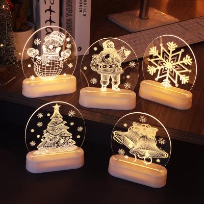 China Wholesale Indoor Christmas Supplies Christmas Day Decoration LED Lights LED Room Night Light Santa Claus Decorations for sale