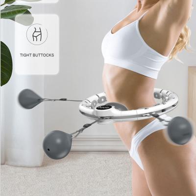 China Home Exercise 2022 newest intelligent detachable smart weighted hula hoops for adult weight loss for sale