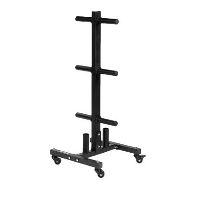 China Commercial Large hole placement rack private education studio barbell storage plate rack with wheel for sale