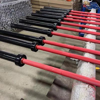 China Weightllfting 45lb Power Bar Barbell Black/red/pink/green Rated 1500lbs for Powerlifting - Deadlift - Squat - Bench Bar for sale