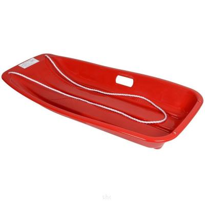 China Quality Snow Sleds Toboggans Heavy Duty Sledge Toboggan Sleigh Sled Plastic Unisex Ski Fun Board for sale