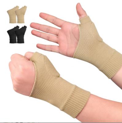 China Anti Slip Keyboard Gamer Mother Hand Sports Guard Wrist Thumb Palm Protection Half Cycling Sleeve for sale