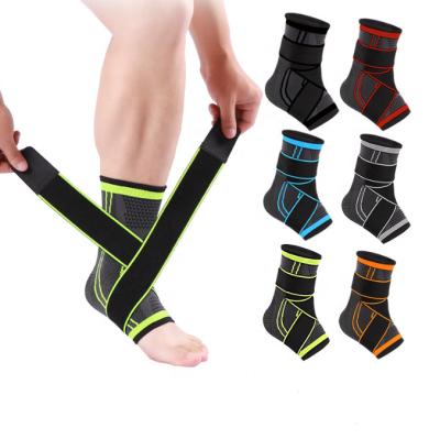 China Custom Breathable Ankle Guard Nylon Knitted Ankle Sleeve Support Foot Brace for sale