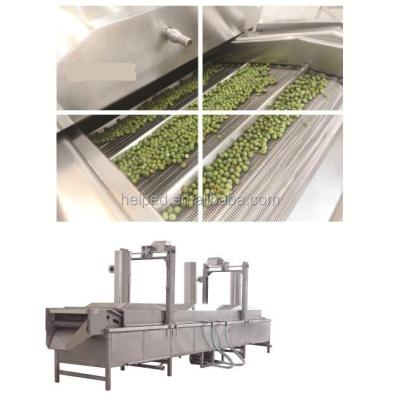 China 304stainless steel continuous conveyor fryer for sale