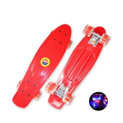 China Youngsters 22 inch adult kids PP fish board aluminum truck skateboard for sale for sale