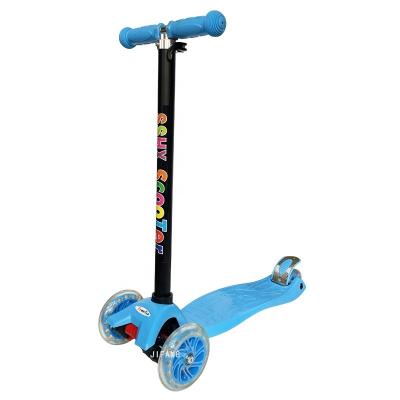 China Child Wholesale China baby child children balancing cheap kick scooter 4 wheels for kids with led light for sale