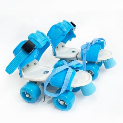 China PP+PU+PVC Hot selling children's double row roller skates kids roller skates outdoor small whirlwind roller skates for sale