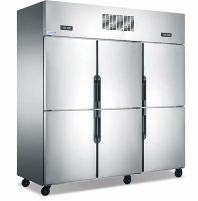 China Professional Manufacture 860 L Upright Kitchen Stainless Steel Sheet China Refrigerators And Freezers for sale