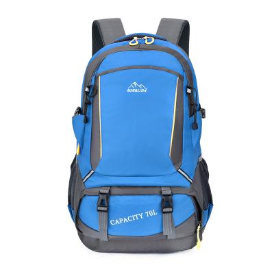 China Waterproof 2022 Wholesale New 70L Travel Backpack Waterproof Hiking Backpack Outdoor Mountaineering Backpack for sale