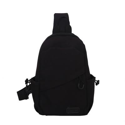 China 2022 Custom Polyester Messenger Bag Fashion Nylon Men's Shoulder Bag Waterproof Chest Bag for sale