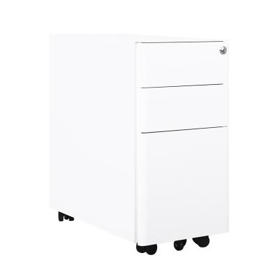 China Removable Office Cabinet A4 3 Drawer Folder Multicolor Steel Furniture Movable Pedestal for sale