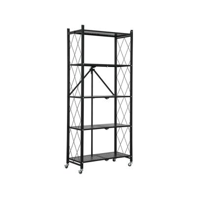 China Factory direct sale viable 5 layers folding shelving storage for sale