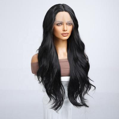 China Body Wave AT  Wigs  Wholesale 26 Inches Long Synthetic Hair Wigs Lace Front Synthetic Hair Wigs Lace Front for sale