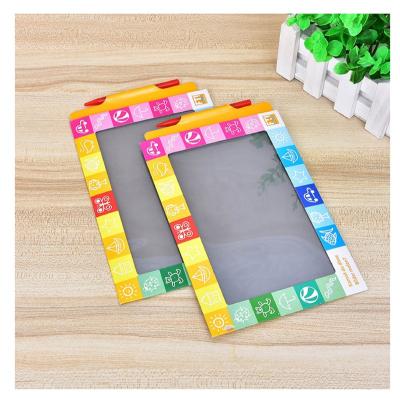 China Children Drawing Writing Education Children Painting Drawing Board Magic Scratch Paper Color Painting Cards Open Diy Toy With Scratch Stick Educational for sale