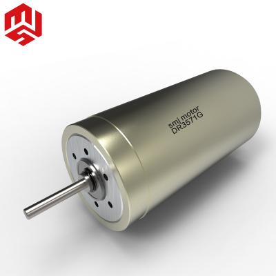 China Newcomer totally enclosed 35mm diameter DC brushed ironless motors for sale