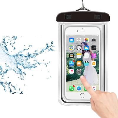 China Waterproof Cell Phone Case PVC Bag Smartphone Waterproof Cell Phone Case Waterproof Bag for sale