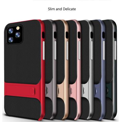 China New Design High Quality Multifunctional Soft Silicone Kickstand PC Mobile Phone Case For Iphone 12 Mini Pro Max Cover for sale