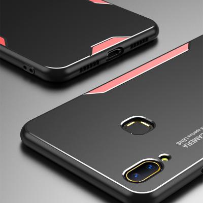 China Mobile Phone Metal Back Cover Anti Metal Shell Soft Tpu Case For Focus VIVO Z3i V11i V11 X21S for sale