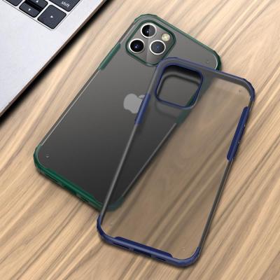 China Frosted Clear PC Frosted Case Mobile Phone Back Cover Heavily Case For iPhone 11 12 Mini Pro Max for sale