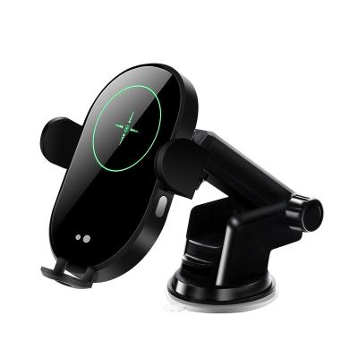 China 2020 Car Wireless Charger 15W Gravity Car Phone Wireless Infrared Auto Clamp Portable Holder for sale