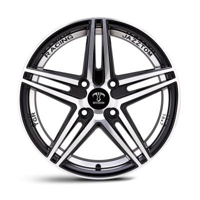 China Manufacturer Wholesale 15 Inch 5 Hole Aluminum Alloy Forged Wheel Rim Stainless Steel Wheel Rims Customized Size for sale