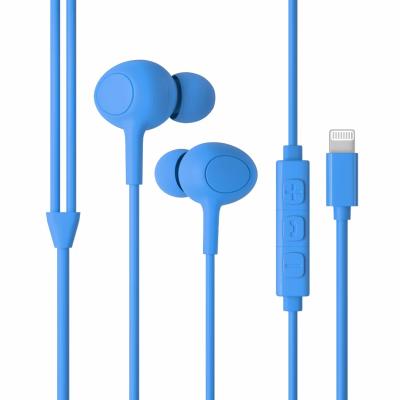 China original In-ear apple lightning wired headphones earbuds 24bit tight with original C100 chipset for sale