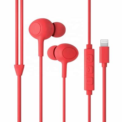 China In-ear lighting earphone for apple earpods with mfi certified used for iphone 12 pro max for sale