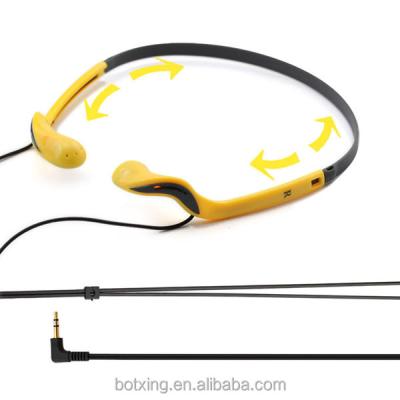 China In-Ear 3.5mm Wired In Ear Ultralight Sport Running Headband Earphone For Mobile Phone for sale