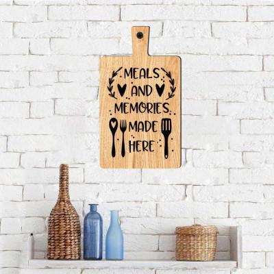 China USA Chopper Coffee Cup Kitchen Decor With Handle Cutting Board Bless This Kitchen Sign Meals And Memories Made Here Wall Sign for sale