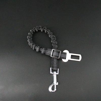 China 2022 Car Reflective Adjustable Seat Belt Pet Travel Safety Elastic Buffer for sale